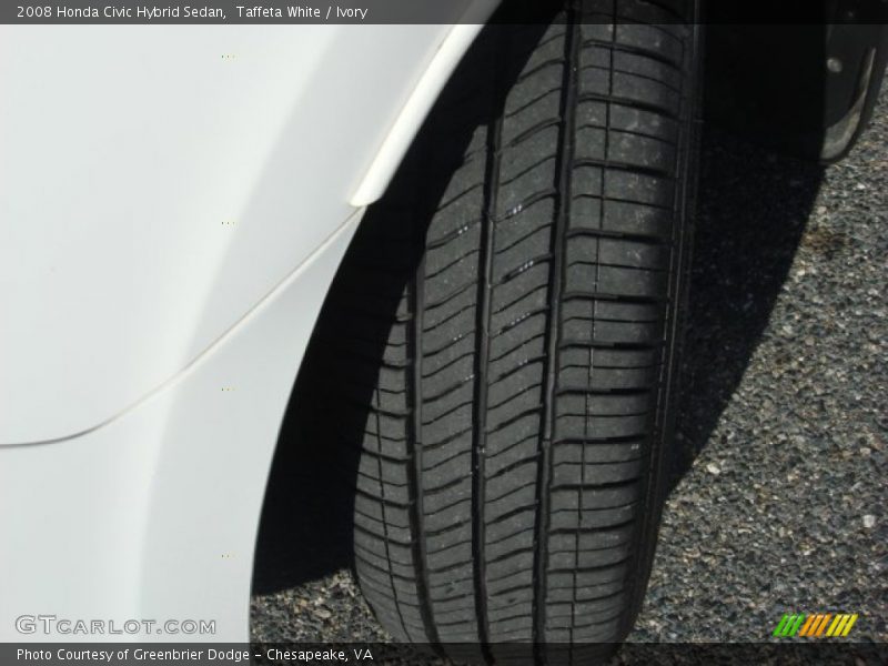Taffeta White / Ivory 2008 Honda Civic Hybrid Sedan