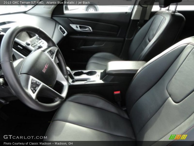 Atlantis Blue Metallic / Jet Black 2013 GMC Terrain SLT AWD