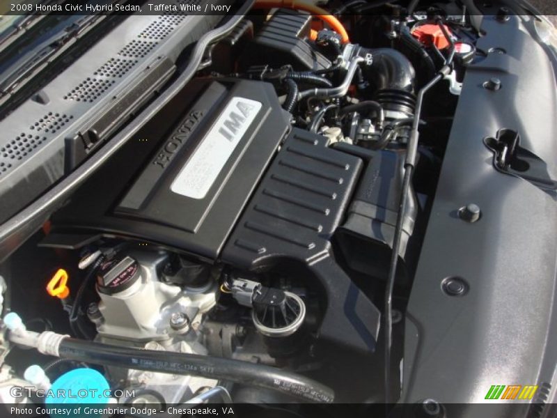 Taffeta White / Ivory 2008 Honda Civic Hybrid Sedan