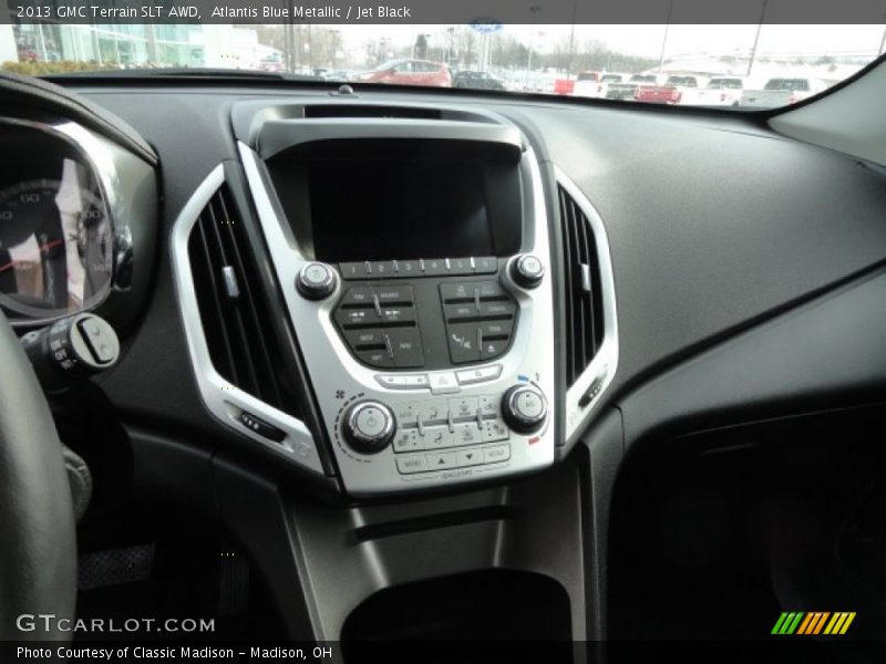 Atlantis Blue Metallic / Jet Black 2013 GMC Terrain SLT AWD