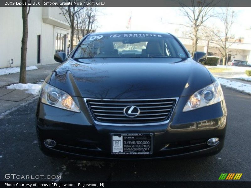 Smokey Granite Mica / Light Gray 2009 Lexus ES 350