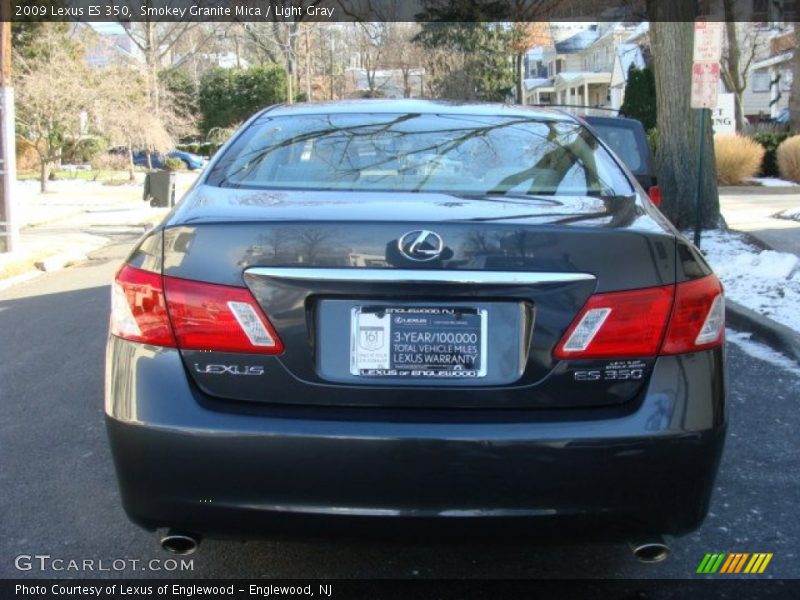 Smokey Granite Mica / Light Gray 2009 Lexus ES 350