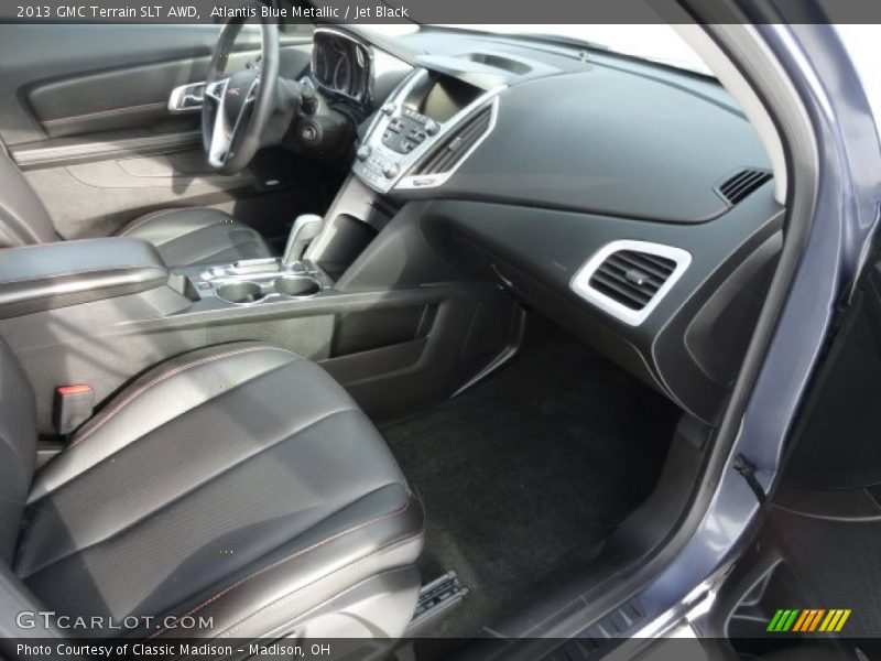 Atlantis Blue Metallic / Jet Black 2013 GMC Terrain SLT AWD