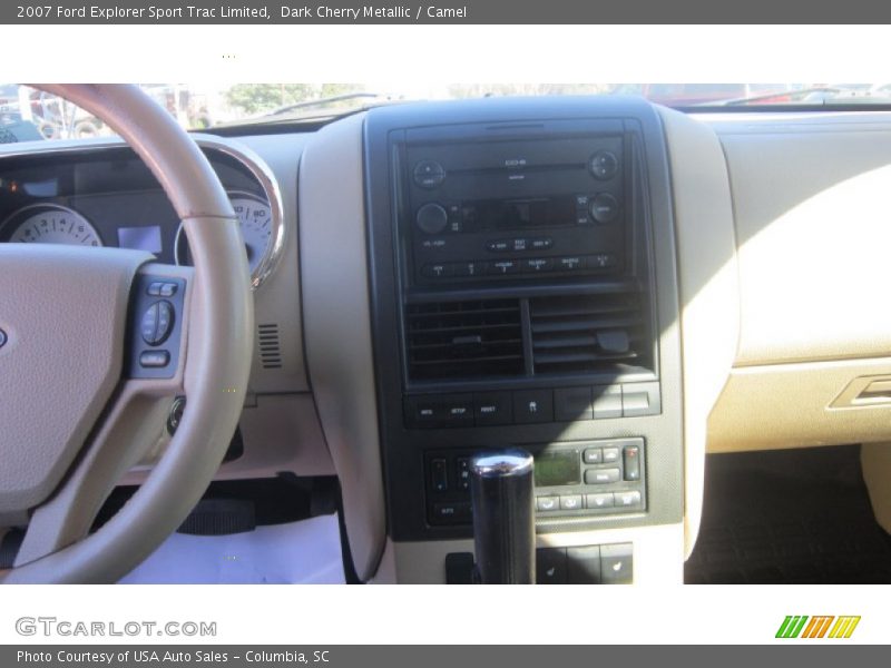 Dark Cherry Metallic / Camel 2007 Ford Explorer Sport Trac Limited