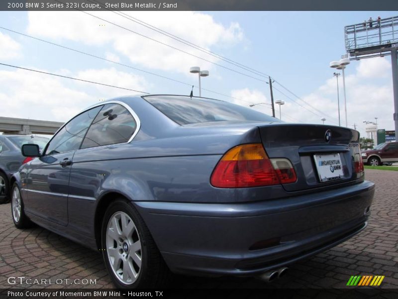 Steel Blue Metallic / Sand 2000 BMW 3 Series 323i Coupe