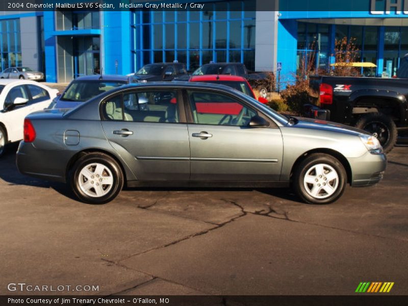 Medium Gray Metallic / Gray 2004 Chevrolet Malibu LS V6 Sedan