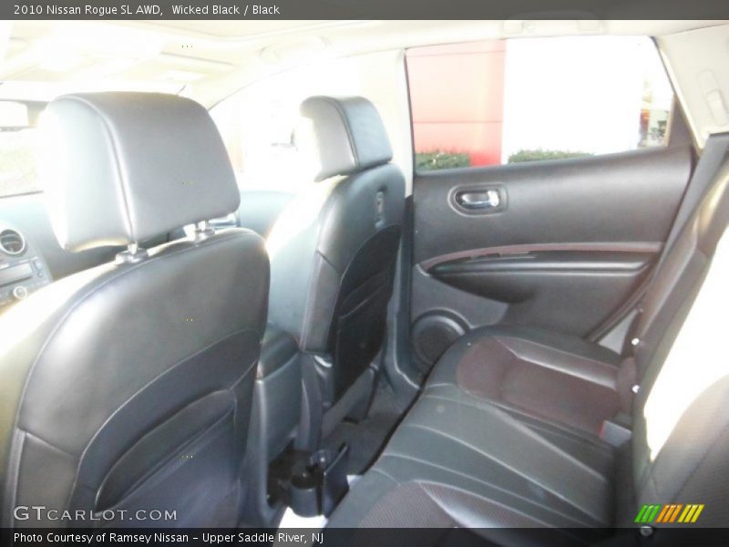 Wicked Black / Black 2010 Nissan Rogue SL AWD