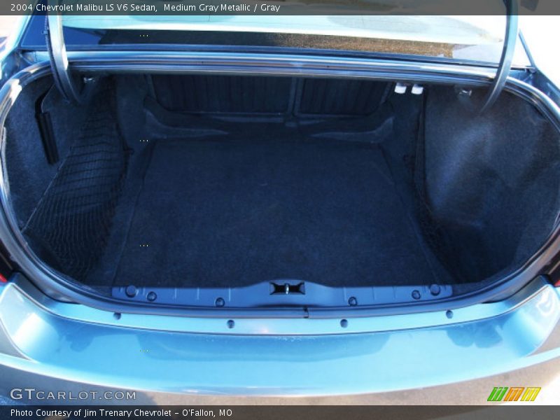 Medium Gray Metallic / Gray 2004 Chevrolet Malibu LS V6 Sedan