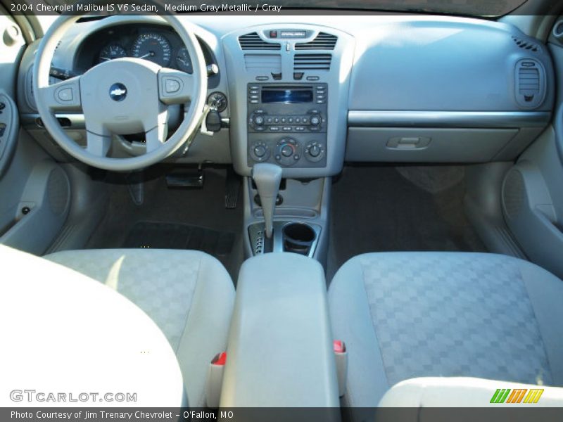 Medium Gray Metallic / Gray 2004 Chevrolet Malibu LS V6 Sedan