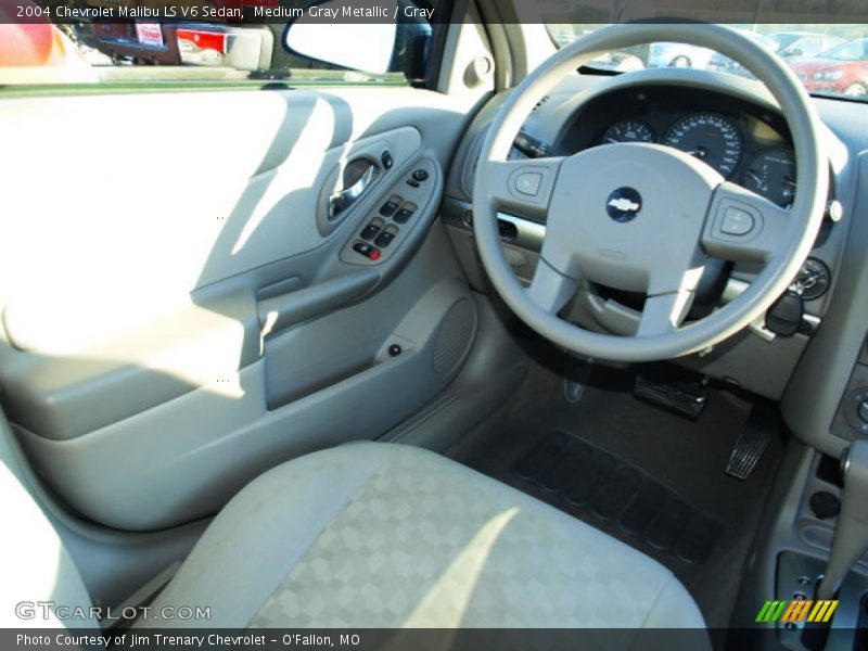 Medium Gray Metallic / Gray 2004 Chevrolet Malibu LS V6 Sedan