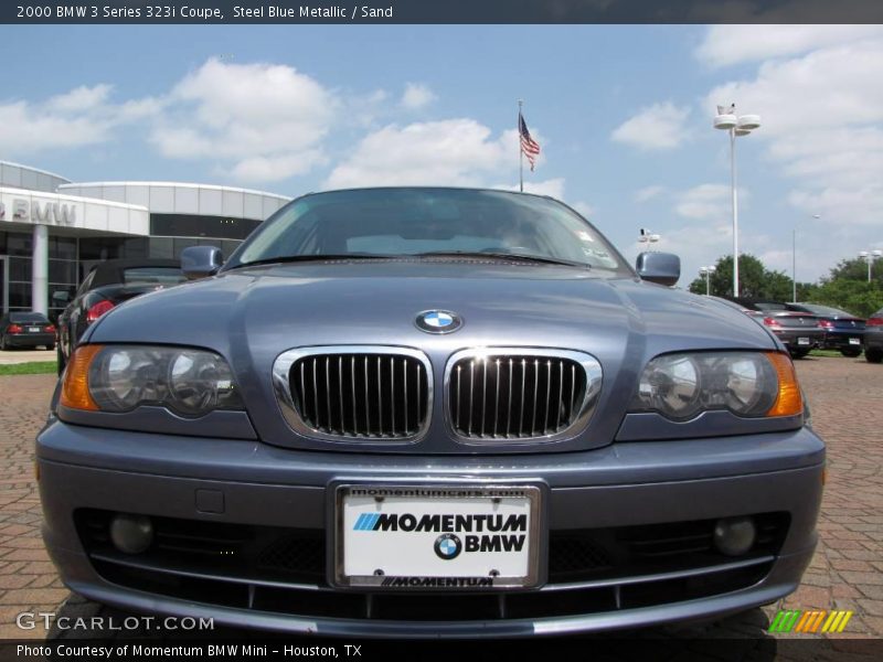 Steel Blue Metallic / Sand 2000 BMW 3 Series 323i Coupe