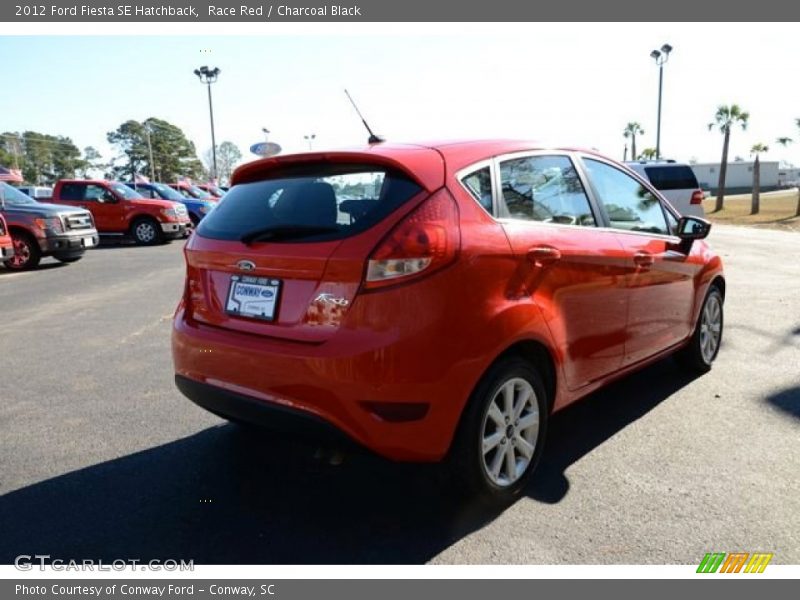Race Red / Charcoal Black 2012 Ford Fiesta SE Hatchback