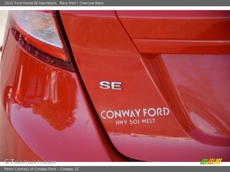 Race Red / Charcoal Black 2012 Ford Fiesta SE Hatchback