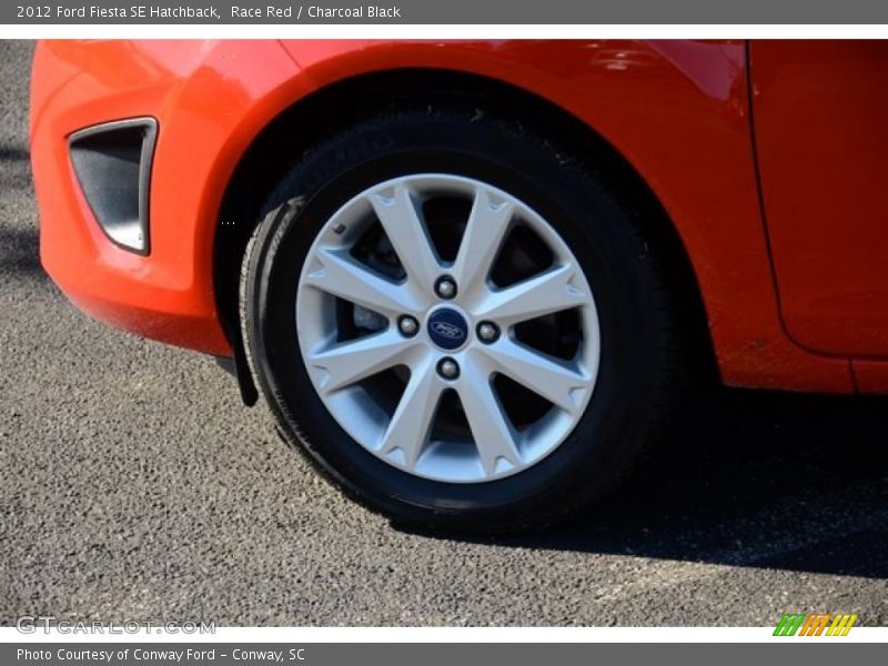 Race Red / Charcoal Black 2012 Ford Fiesta SE Hatchback
