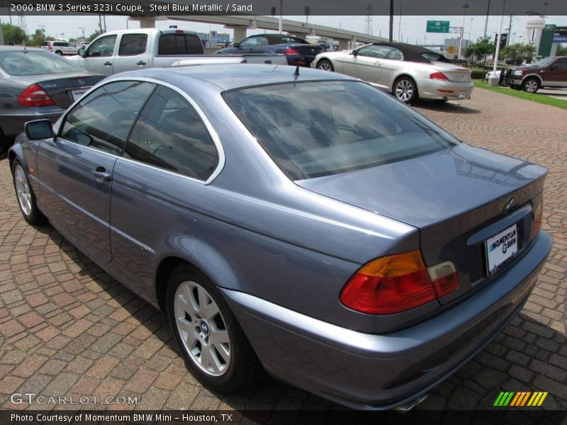 Steel Blue Metallic / Sand 2000 BMW 3 Series 323i Coupe