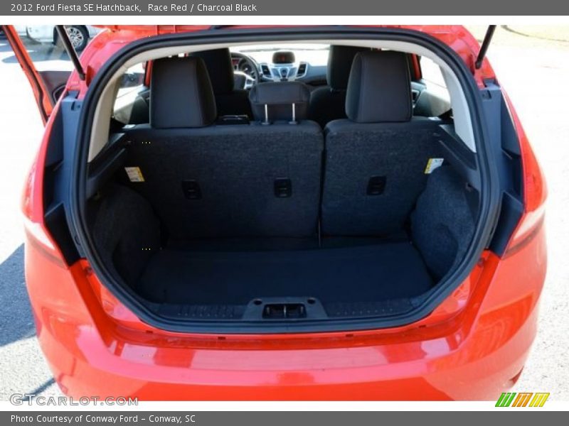 Race Red / Charcoal Black 2012 Ford Fiesta SE Hatchback