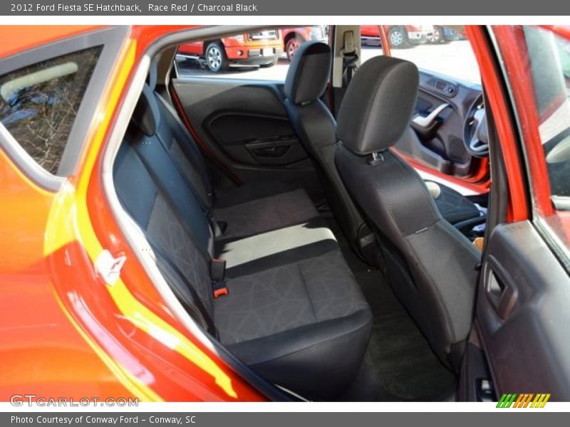 Race Red / Charcoal Black 2012 Ford Fiesta SE Hatchback