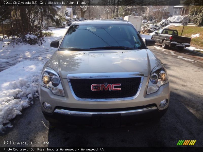 Gold Mist Metallic / Light Titanium 2011 GMC Acadia SLE