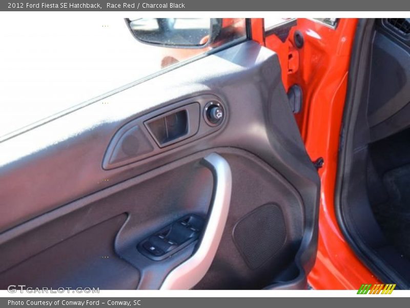 Race Red / Charcoal Black 2012 Ford Fiesta SE Hatchback