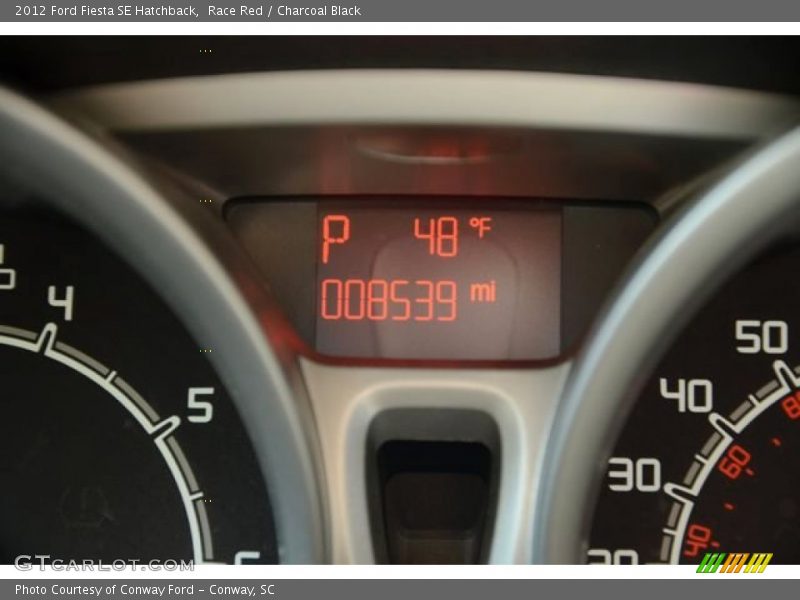 Race Red / Charcoal Black 2012 Ford Fiesta SE Hatchback