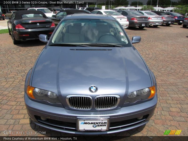 Steel Blue Metallic / Sand 2000 BMW 3 Series 323i Coupe