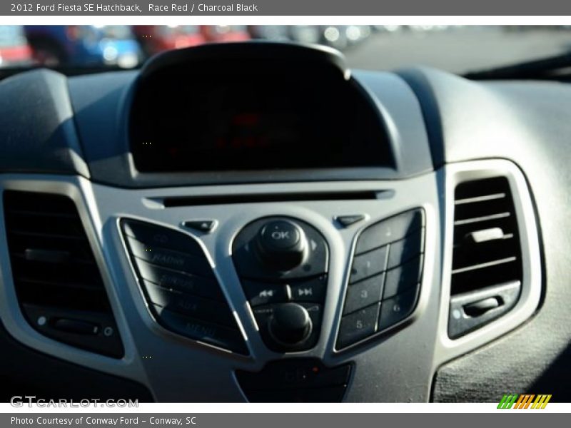 Race Red / Charcoal Black 2012 Ford Fiesta SE Hatchback