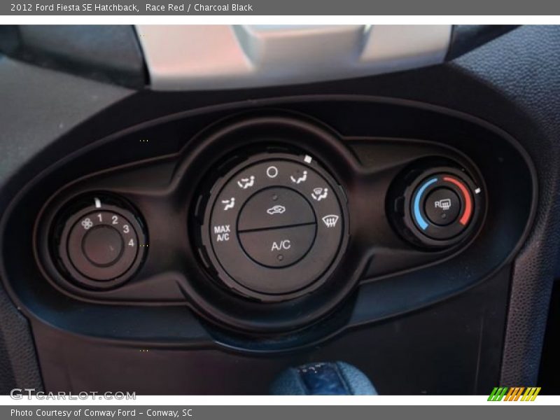 Race Red / Charcoal Black 2012 Ford Fiesta SE Hatchback