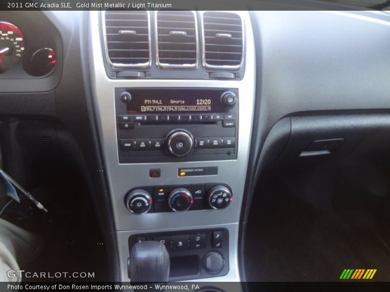Gold Mist Metallic / Light Titanium 2011 GMC Acadia SLE