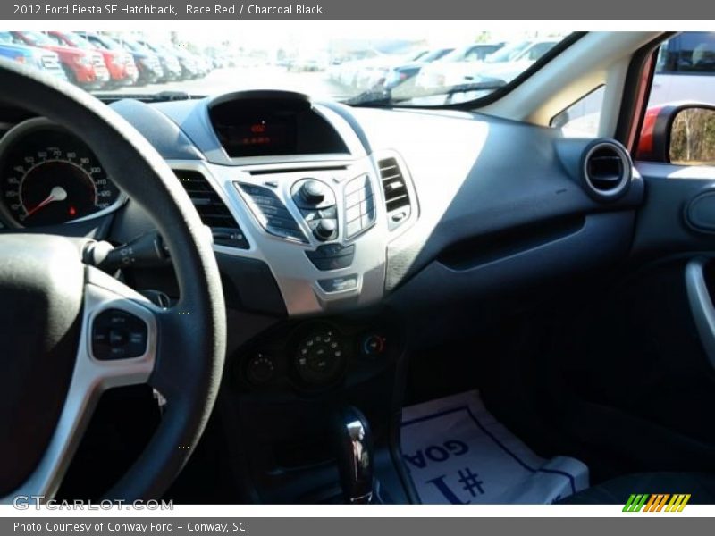 Race Red / Charcoal Black 2012 Ford Fiesta SE Hatchback