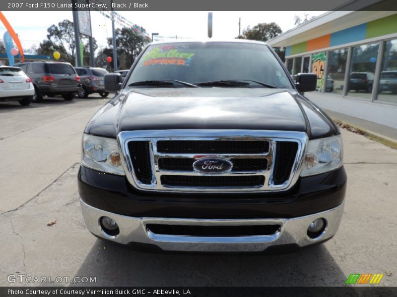 Black / Black 2007 Ford F150 Lariat SuperCrew
