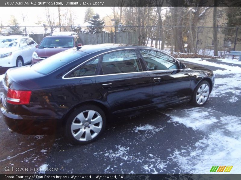 Brilliant Black / Ebony 2007 Audi A6 4.2 quattro Sedan