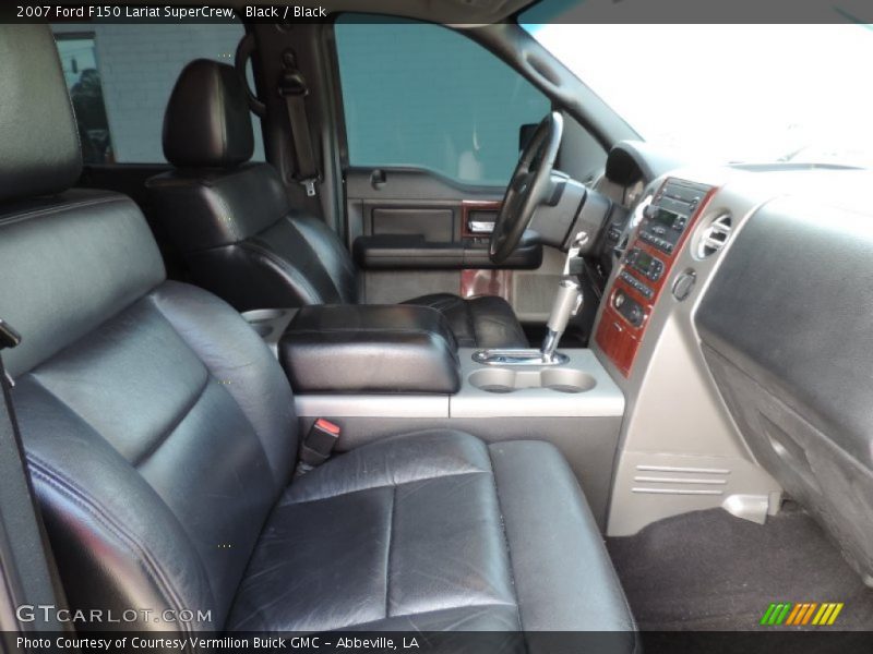 Black / Black 2007 Ford F150 Lariat SuperCrew