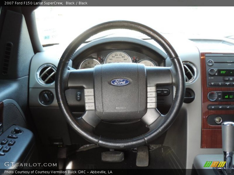Black / Black 2007 Ford F150 Lariat SuperCrew