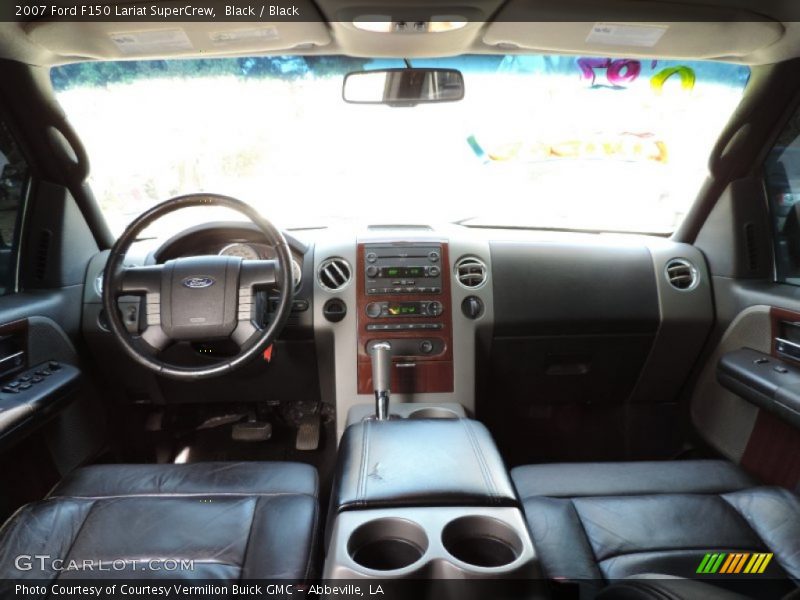 Black / Black 2007 Ford F150 Lariat SuperCrew