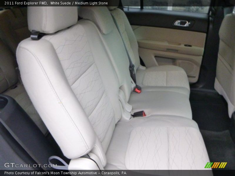 White Suede / Medium Light Stone 2011 Ford Explorer FWD