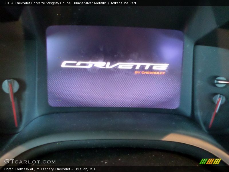 Blade Silver Metallic / Adrenaline Red 2014 Chevrolet Corvette Stingray Coupe