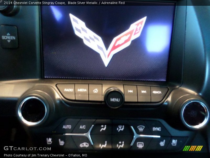 Controls of 2014 Corvette Stingray Coupe