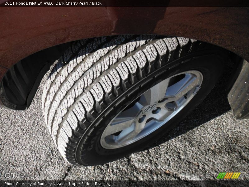 Dark Cherry Pearl / Black 2011 Honda Pilot EX 4WD
