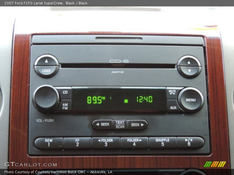 Black / Black 2007 Ford F150 Lariat SuperCrew