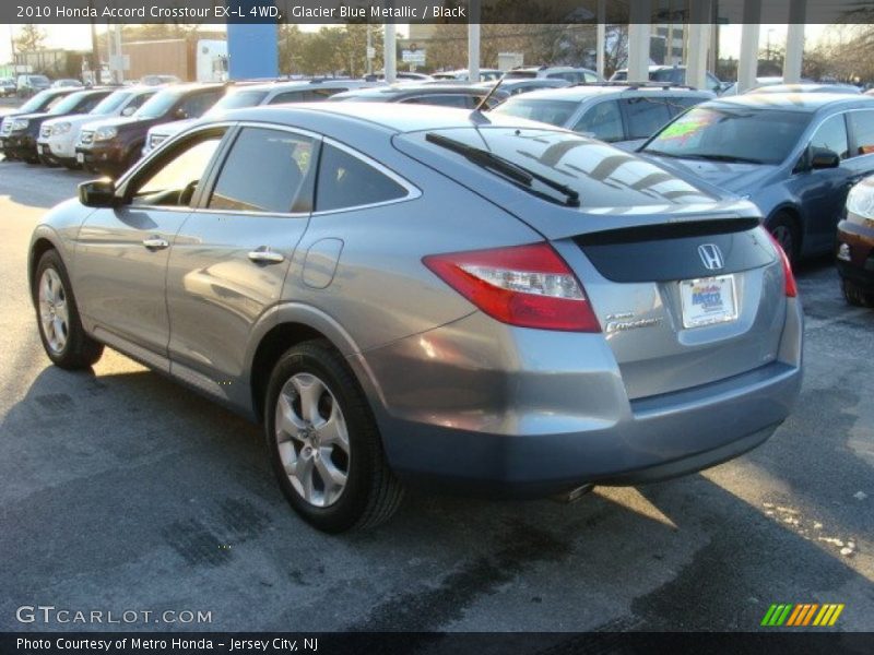 Glacier Blue Metallic / Black 2010 Honda Accord Crosstour EX-L 4WD