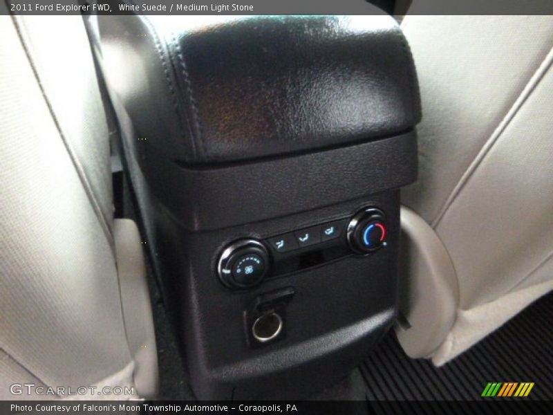 White Suede / Medium Light Stone 2011 Ford Explorer FWD