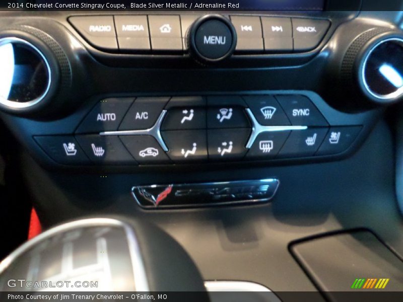 Controls of 2014 Corvette Stingray Coupe
