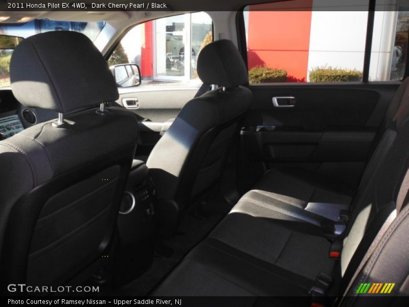 Dark Cherry Pearl / Black 2011 Honda Pilot EX 4WD