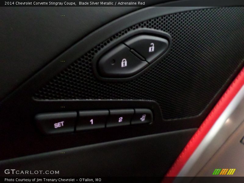 Blade Silver Metallic / Adrenaline Red 2014 Chevrolet Corvette Stingray Coupe