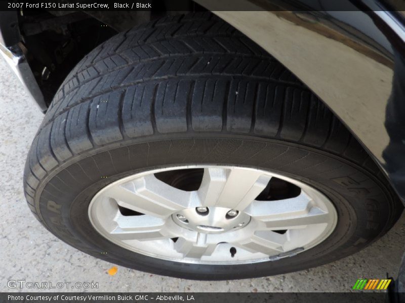 Black / Black 2007 Ford F150 Lariat SuperCrew