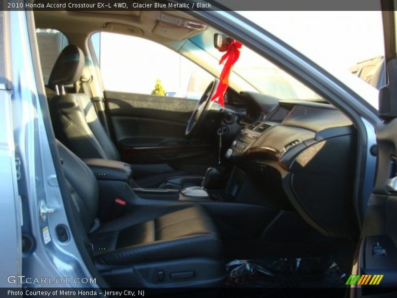 Glacier Blue Metallic / Black 2010 Honda Accord Crosstour EX-L 4WD