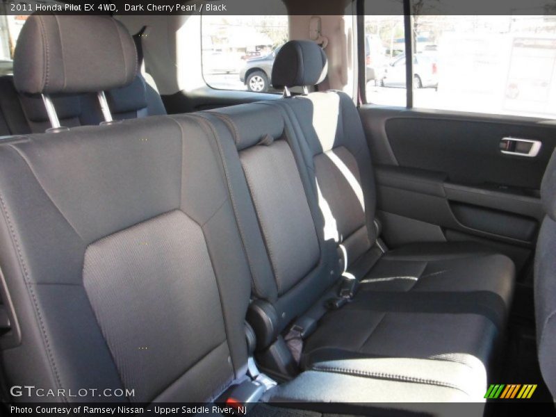 Dark Cherry Pearl / Black 2011 Honda Pilot EX 4WD