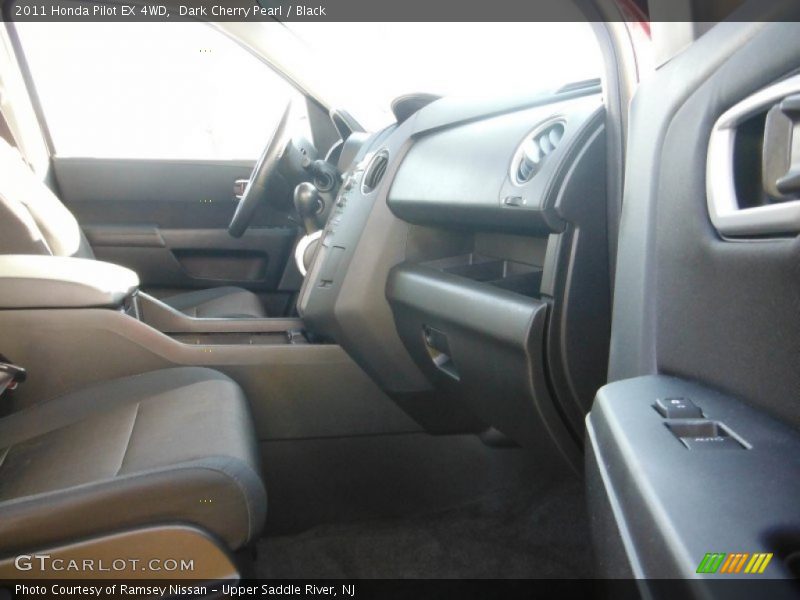 Dark Cherry Pearl / Black 2011 Honda Pilot EX 4WD