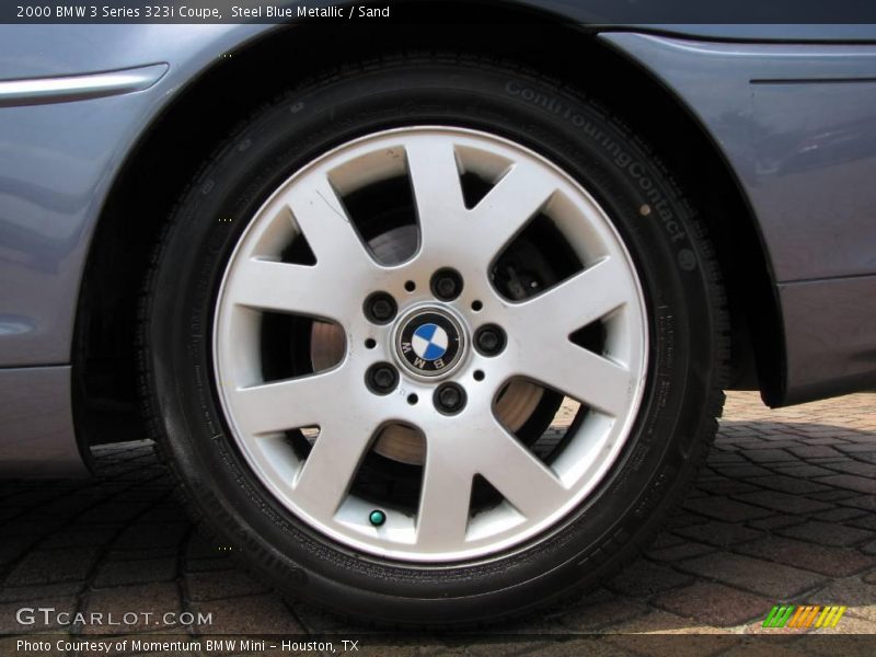 Steel Blue Metallic / Sand 2000 BMW 3 Series 323i Coupe