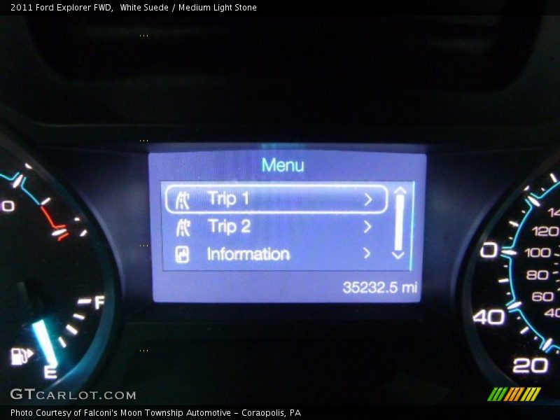 White Suede / Medium Light Stone 2011 Ford Explorer FWD